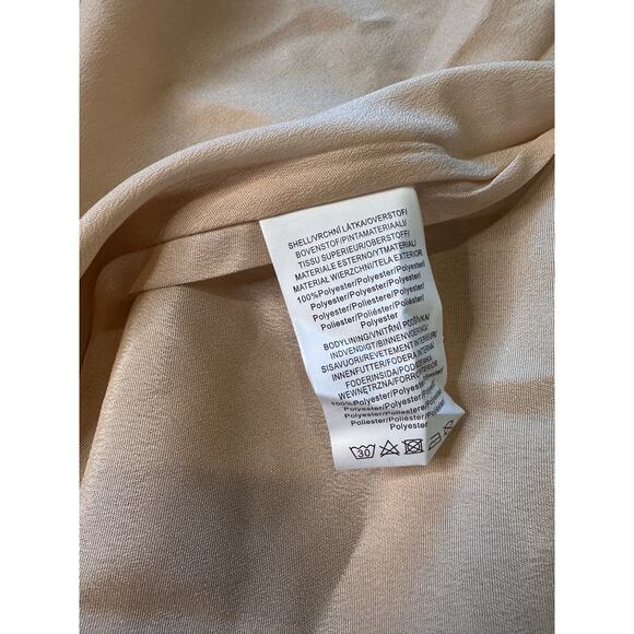 NWT Urban Outfitters Retro Gold Stone Paisley Long Sleeve Dress Medium - Picture 7 of 7